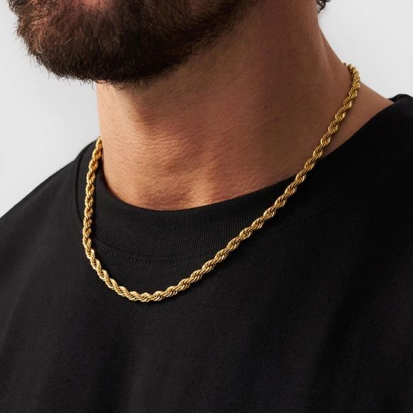 Golden Twist™ 6mm Rope Chain