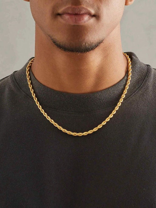 Golden Twist™ 6mm Rope Chain