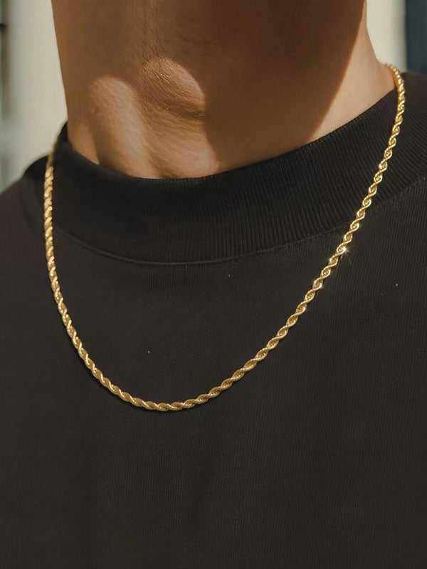 Golden Twist™ 4mm Rope Chain