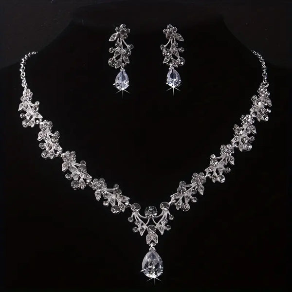 BridalElegance™ Necklace & Earrings Set – Royal Flair™
