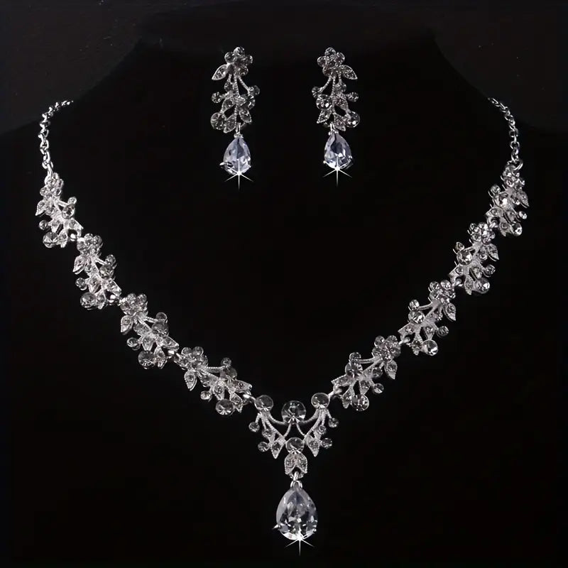 BridalElegance™ Necklace & Earrings Set – Royal Flair™