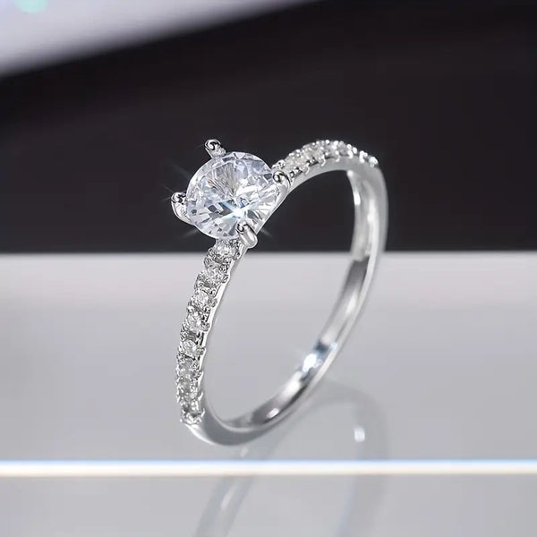 Iced Engagement Ring – Women