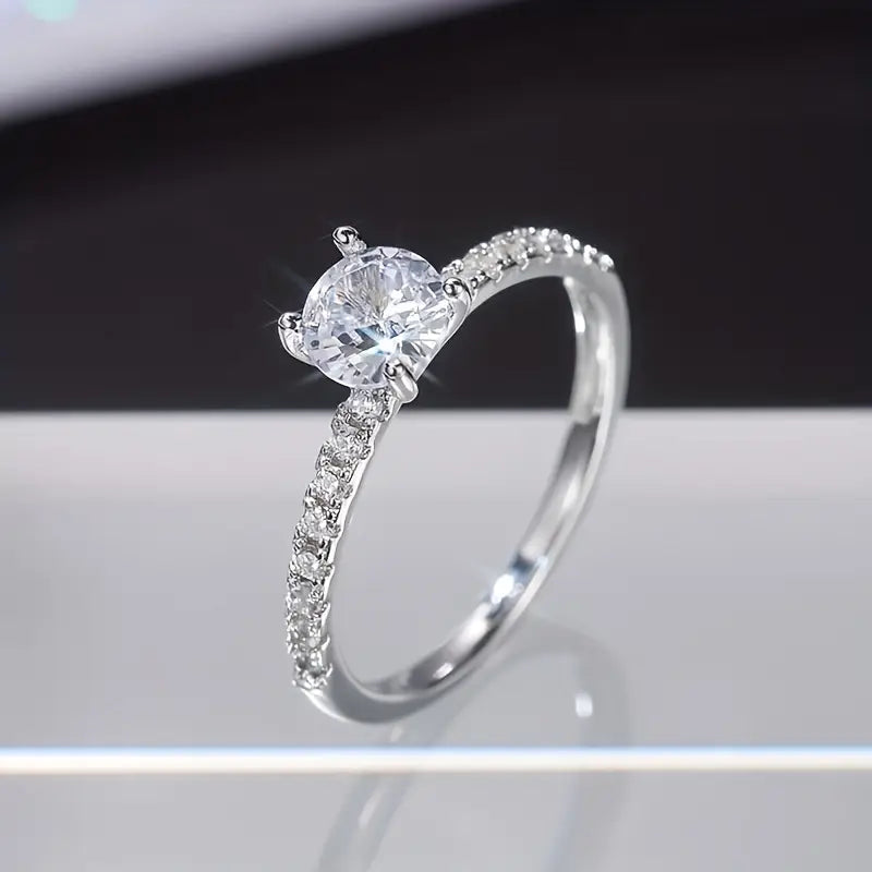 Iced Engagement Ring – Women