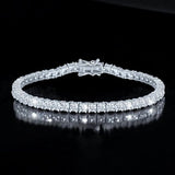 Royal Flair™ 4mm Iced-Out Tennis Bracelet