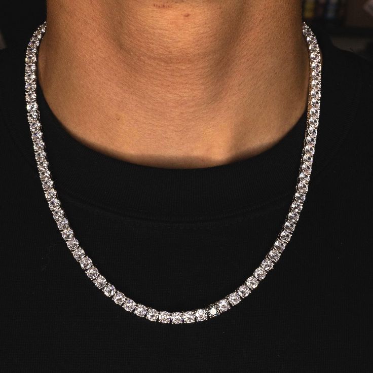 Iced-Out Tennis Chain 4mm
